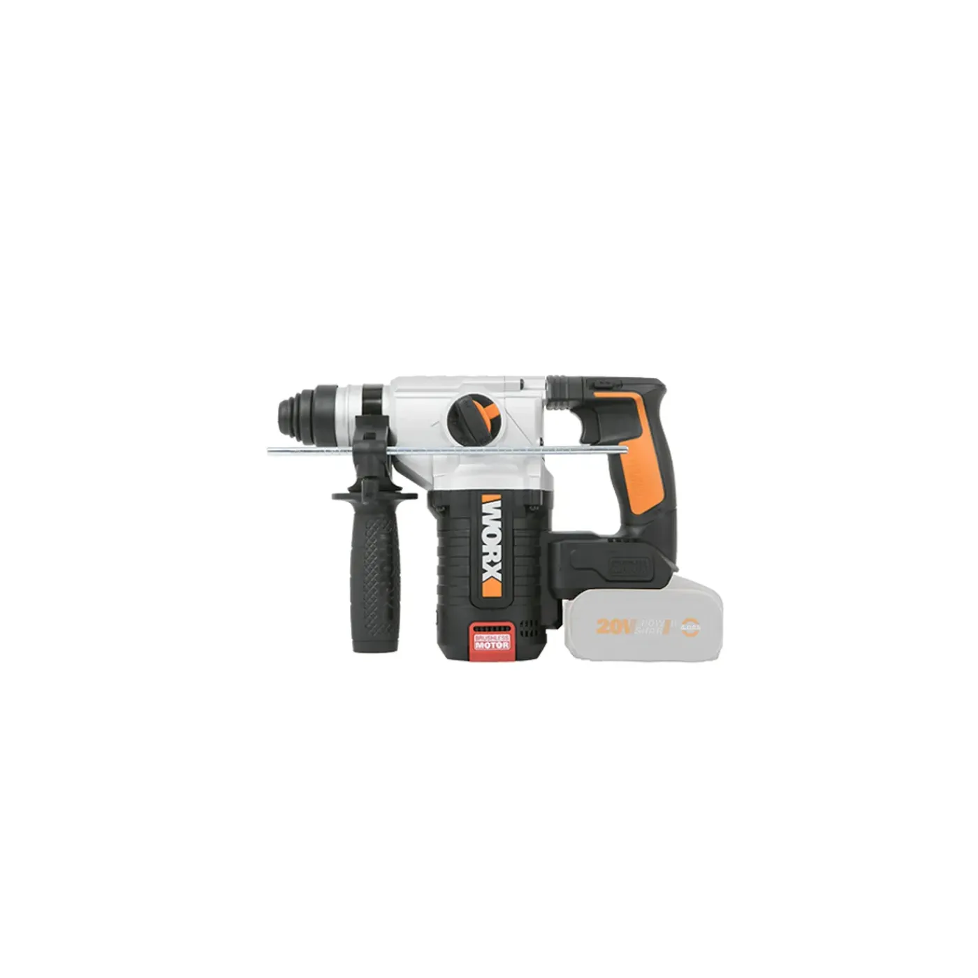 Worx - Boorhamer - WX380.9 - Accu - 20V - 2,2 J