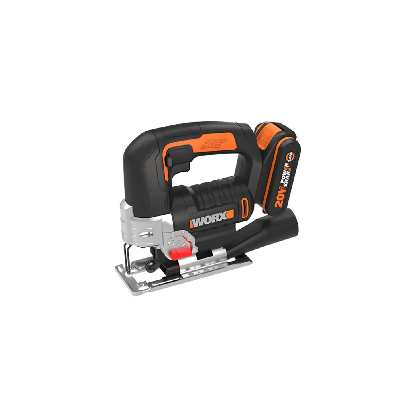 Worx Decoupeerzaag WX543 - 20V Accu (zonder accu) - Pendelfunctie - Variabele snelheid