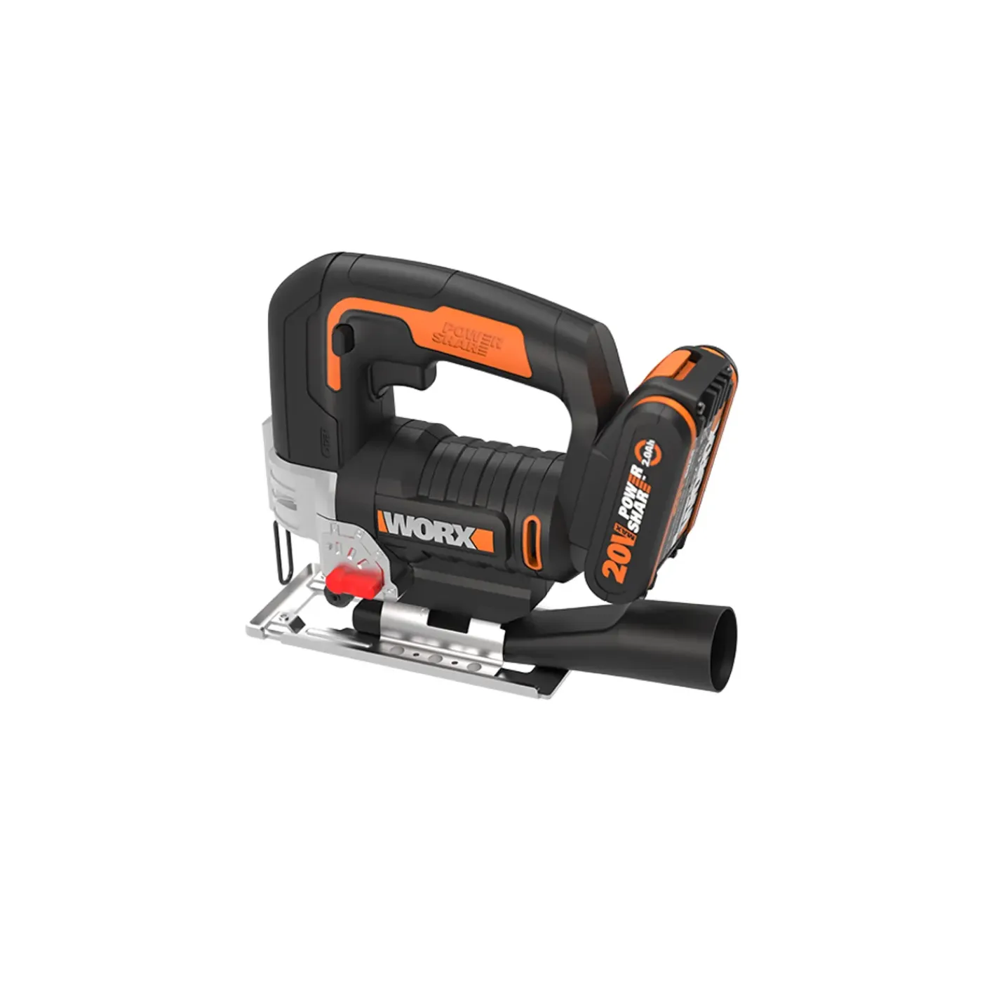 Worx Decoupeerzaag WX543 - 20V Accu (zonder accu) - Pendelfunctie - Variabele snelheid