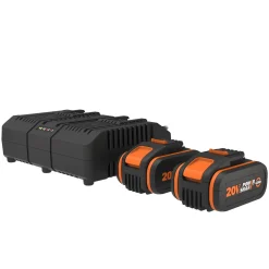 Worx Kit Batterij + Lader PowerShare WA3611 - Lithium-Ion - 20V - 4,0Ah - Voor Elektrisch Gereedschap