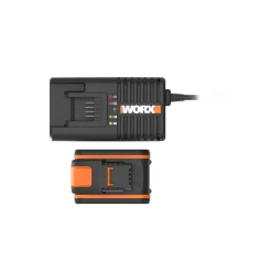 Worx Kit Batterij + Lader PowerShare WA3601 - Lithium-Ion - 20V MAX - 2,0Ah - Oplaadbaar