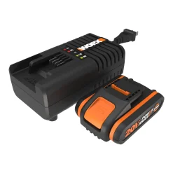 Worx Kit Batterij + Lader 20V WA3601 - Lithium-Ion - 20V MAX - 2,0Ah - voor elektrisch gereedschap
