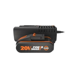Worx Kit Batterij + Lader 20V WA3601 - Lithium-Ion - 20V MAX - 2,0Ah - voor elektrisch gereedschap