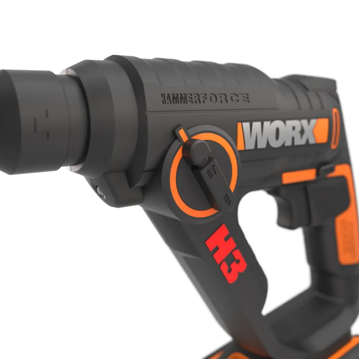 Worx - Klopboorhamer - WX390.9 - Accu - 20V - 1,2 J