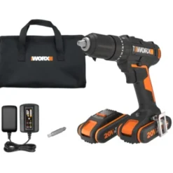 Worx Klopboormachine WX370.1 - 20V - 2x2,0Ah Accu - Snelspanboorhouder