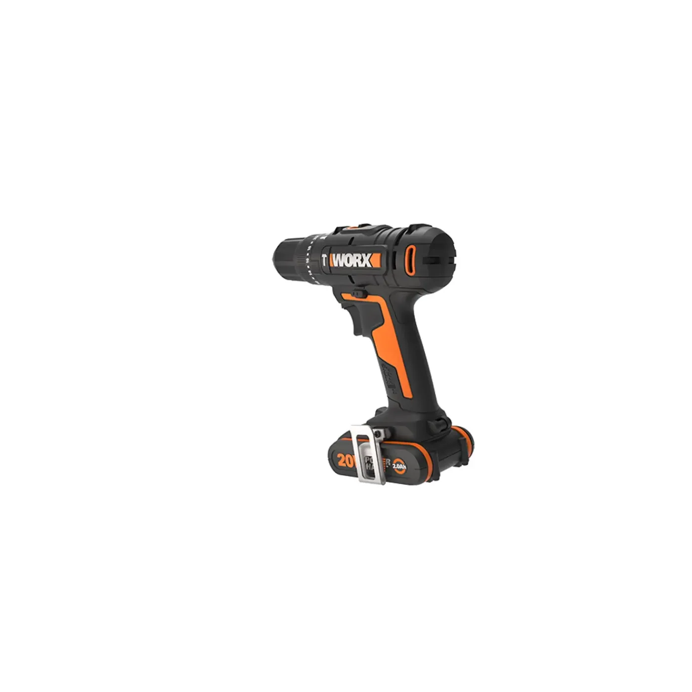 Worx Klopboormachine WX370.1 - 20V - 2x2,0Ah Accu - Snelspanboorhouder