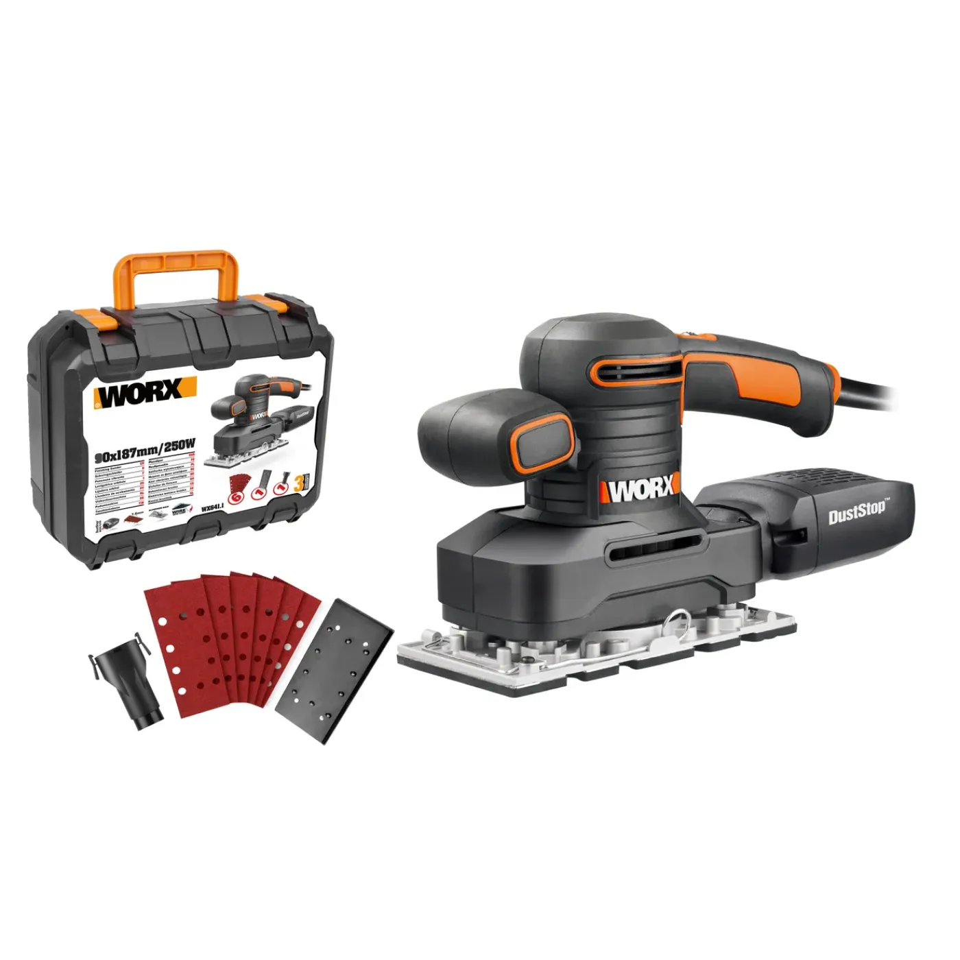 Worx vlakschuurmachine WX641 250W