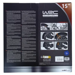 WRC Wieldoppen Sepang 15 Inch - Zilver - 4 Stuks