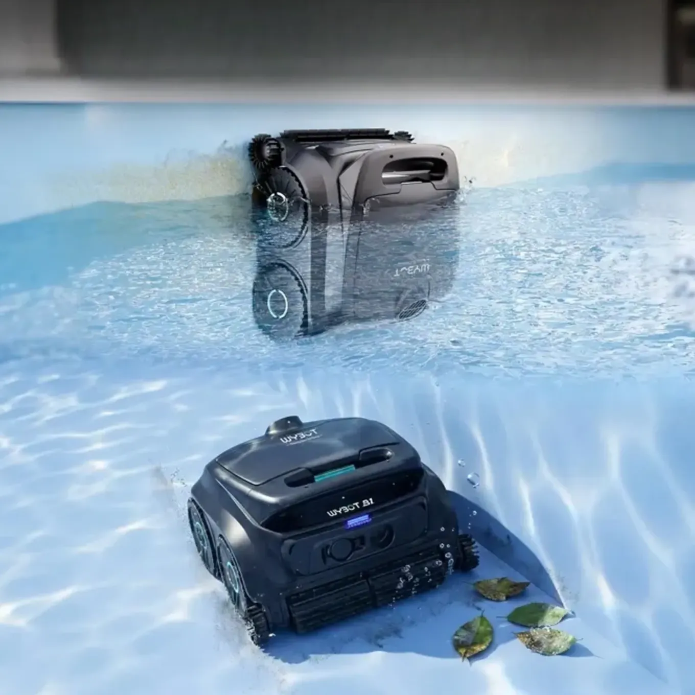 Wybot - Draadloze Zwembadrobot - B1 - Zwart - App - Autonomie 100 Min - 110 M²