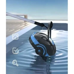 Wybot - Draadloze Zwembadrobot - Osprey 200 - Zwart - Batterij 50 Min - 50 M² - Filter 180 Micron