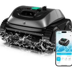 WYBOT - Draadloze Zwembadrobot - C1 - Zwart/grijs - Batterij 150 Min - 39x36x26 Cm