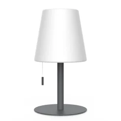 Xanlite draadloze tafellamp grijs ⌀16cm USB