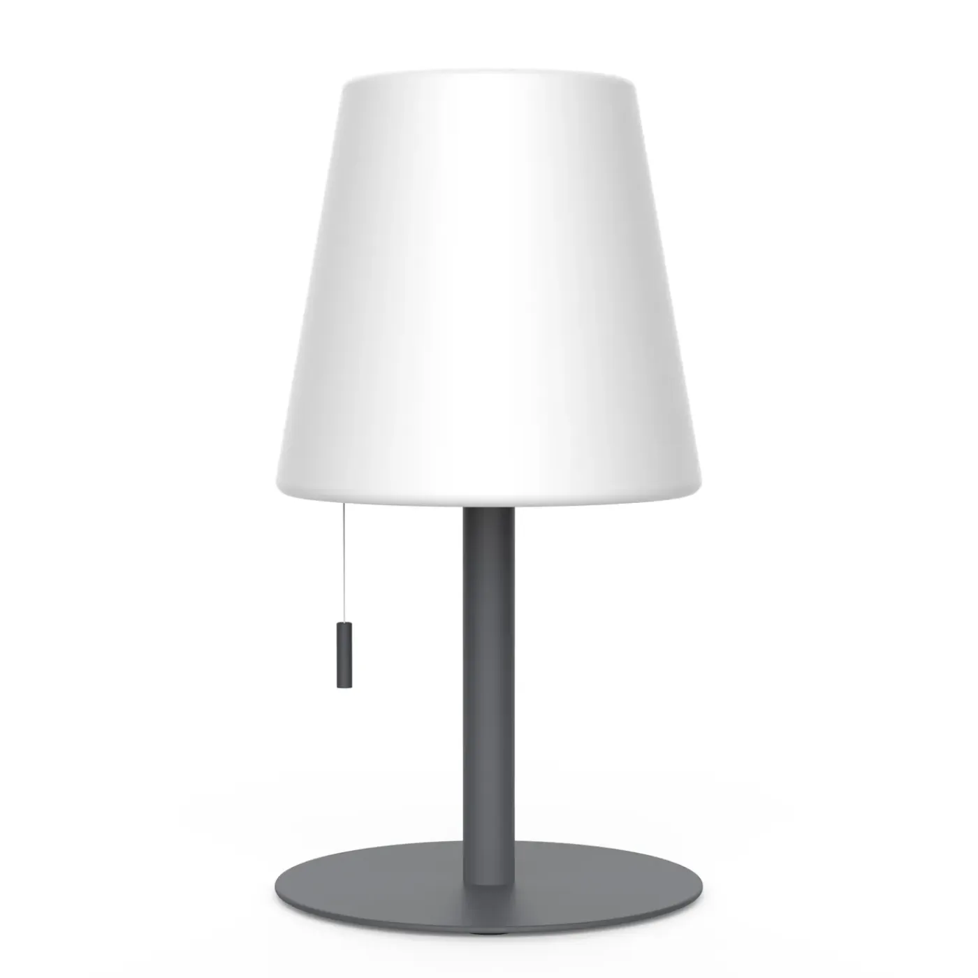 Xanlite draadloze tafellamp grijs ⌀16cm USB