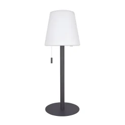 Xanlite draadloze tafellamp grijs ⌀16cm USB
