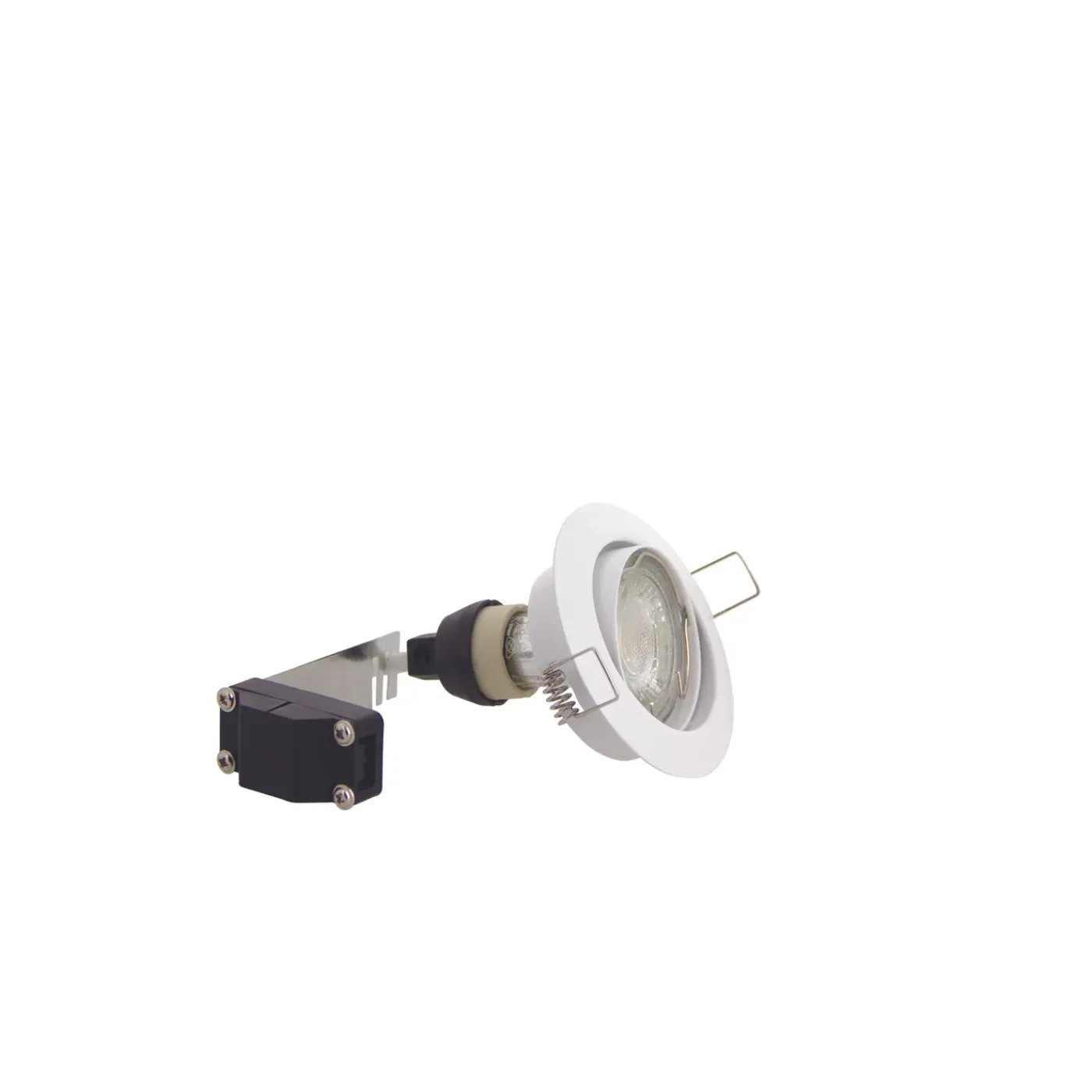 Xanlite inbouwspot geborsteld staal GU10 5W 5 stuks