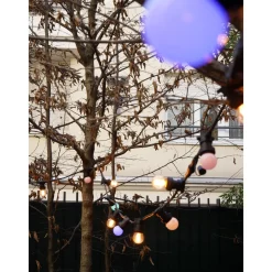 Xanlite lichtsnoer 5m zwart E27