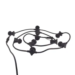 Xanlite lichtsnoer 5m zwart E27