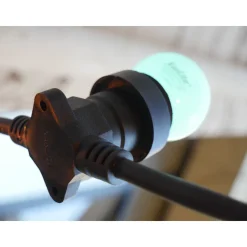 Xanlite lichtsnoer 5m zwart E27