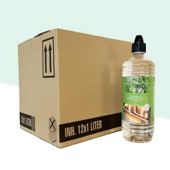 Xaralyn Bio-ethanol Cl100 (6 X 1 Liter) - 100% Zuivere Bio Ethanol - Mooie Gele Vlam - Zonder Toegev