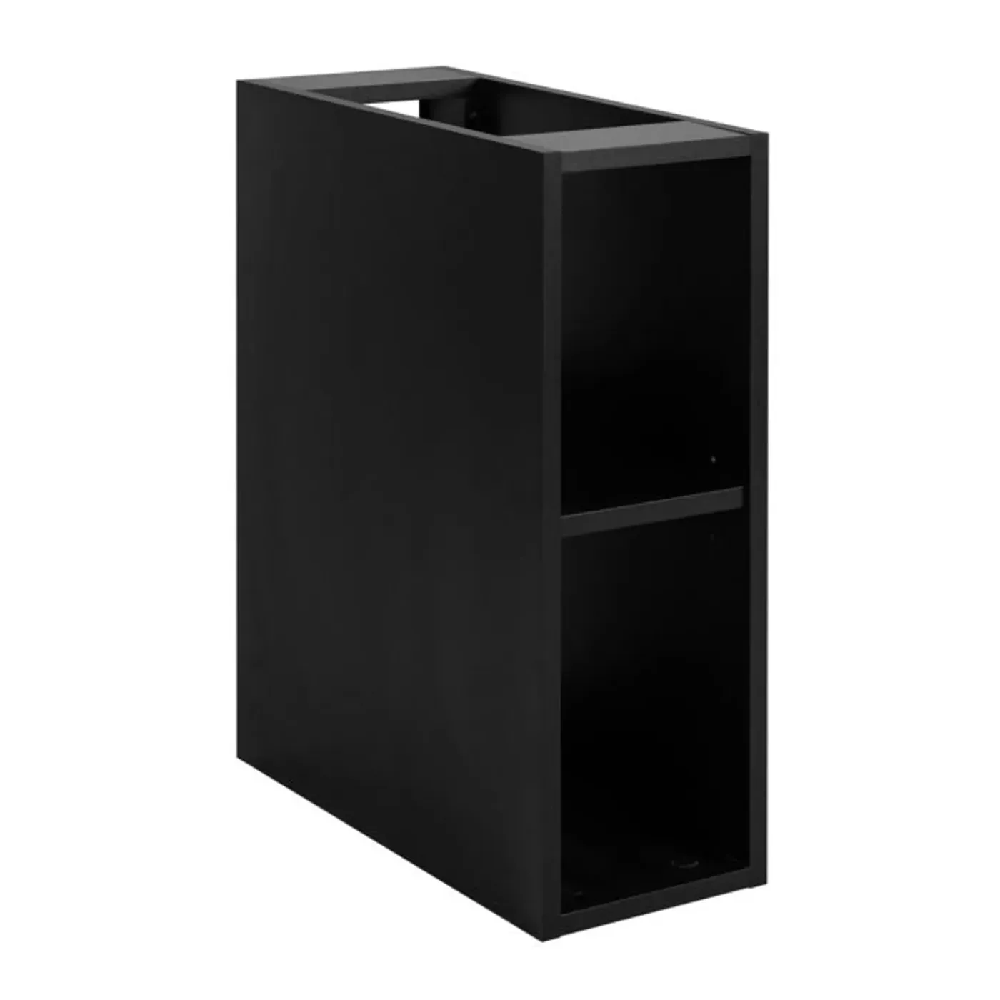 3xE living - Badkamerrek - Mat Zwart - Mdf 16 Mm, 20 X 57 X 46 Cm