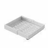 XIVADA Keukenorganizer - Schuiflade - Aluminium - Verstelbaar - Wit