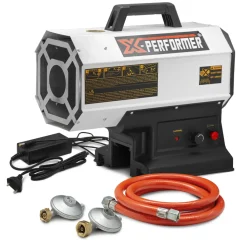 X-performer - Gasheteluchtpistool Regelbaar Van 9 Tot 20 Kw En Werkt Op Batterij Of Netstroom - Warm