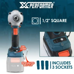 X-performer - 20v-slagmoersleutel ? 500 Nm Met Borstelloze Motor, Geleverd Zonder Accu En Oplader