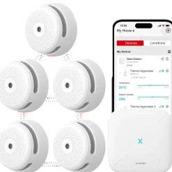 X-sense Link+ Pro Slimme Rookmelder Bundel Met Gateway - Wifi - 5 Melders