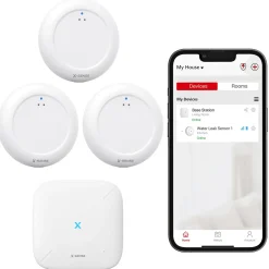 X-sense Sws0a 3x Slimme Watermelder Bundel Met Wifi - Lekdetectie