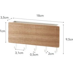 Yamazaki Rin Sleutelrek Magnetisch - Wit