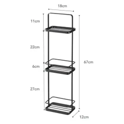 Yamazaki Tower Badkamerrekje Hoog - Zwart