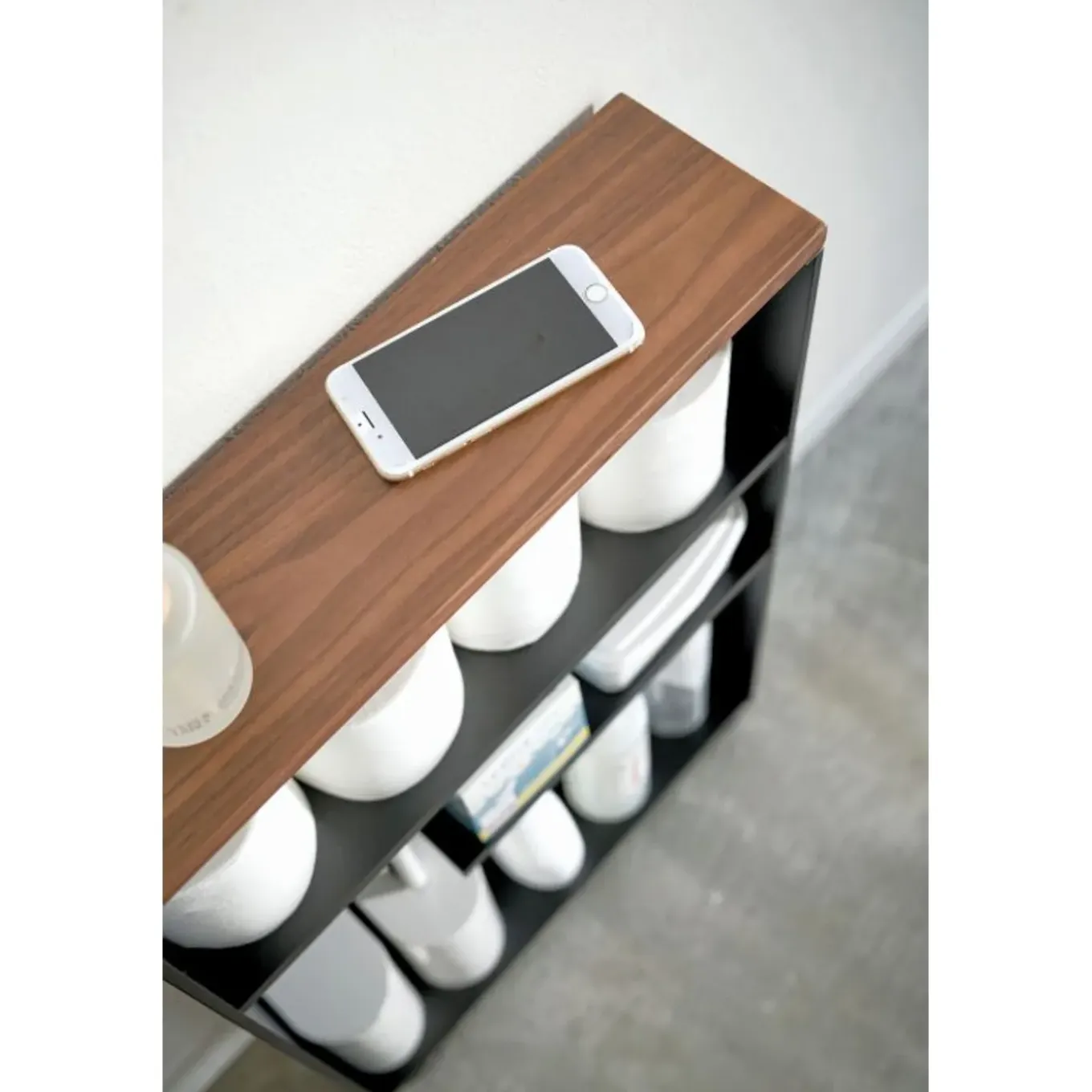 Yamazaki Tower Badkamertrolley - Zwart