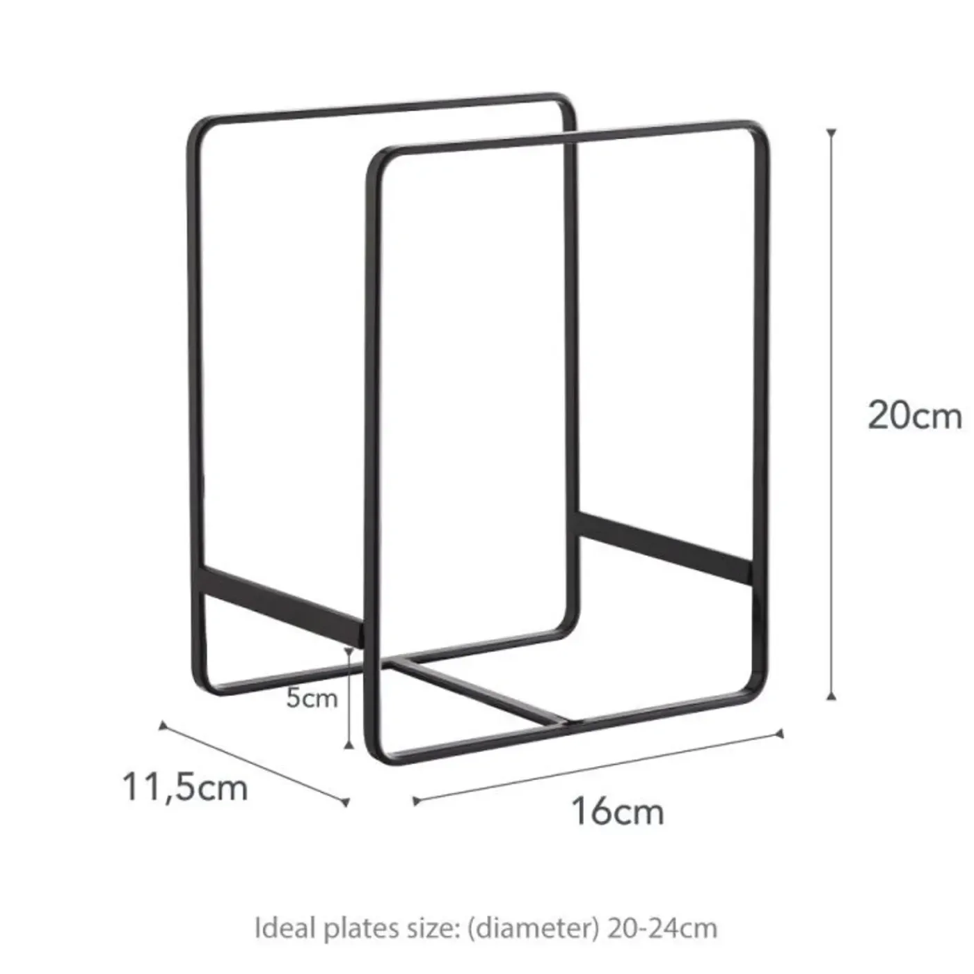 Yamazaki Tower Borden Organizer - Zwart