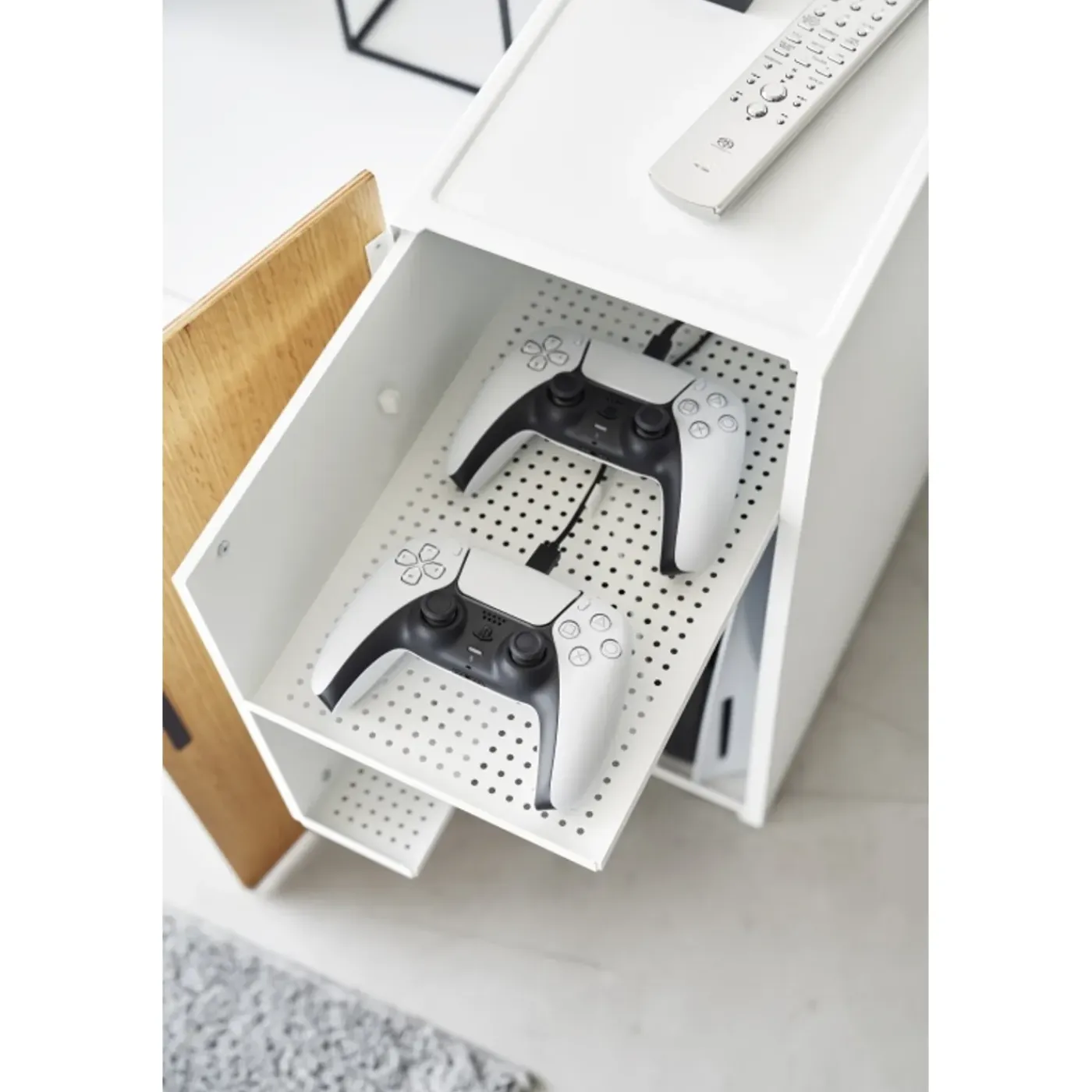 Yamazaki Tower Game Console Organizer - Wit