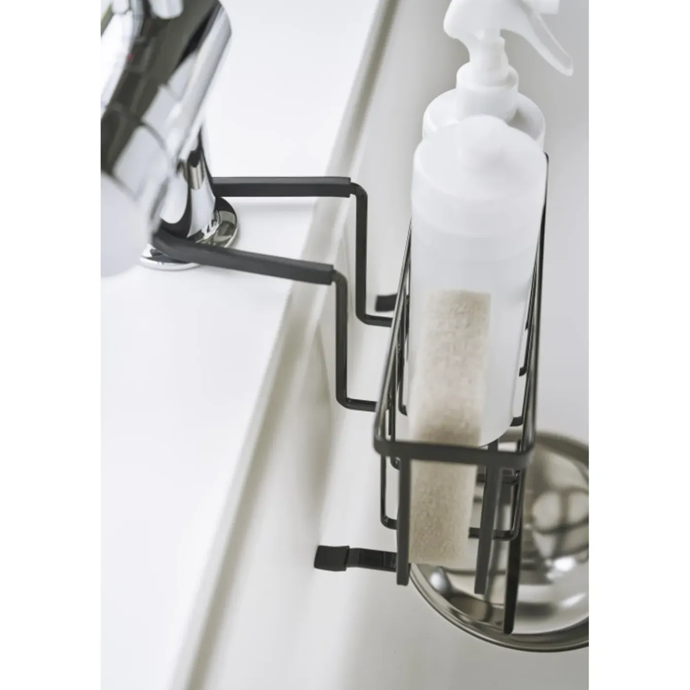 Yamazaki Tower Gootsteenorganizer Hangend - Zwart