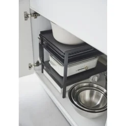 Yamazaki Tower Keukenkast Organizer 3-laags - Zwart