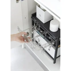 Yamazaki Tower Keukenkast Organizer 3-laags - Zwart