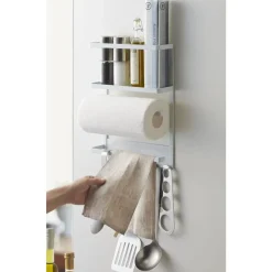 Yamazaki Tower Keukenrek Koelkast Magnetisch - Wit