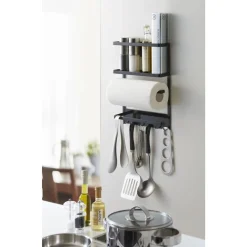 Yamazaki Tower Keukenrek Koelkast Magnetisch - Zwart