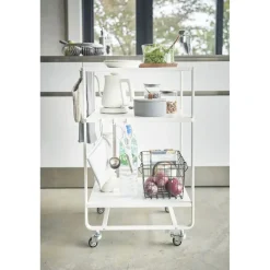 Yamazaki Tower Keukentrolley 3-laags - Wit