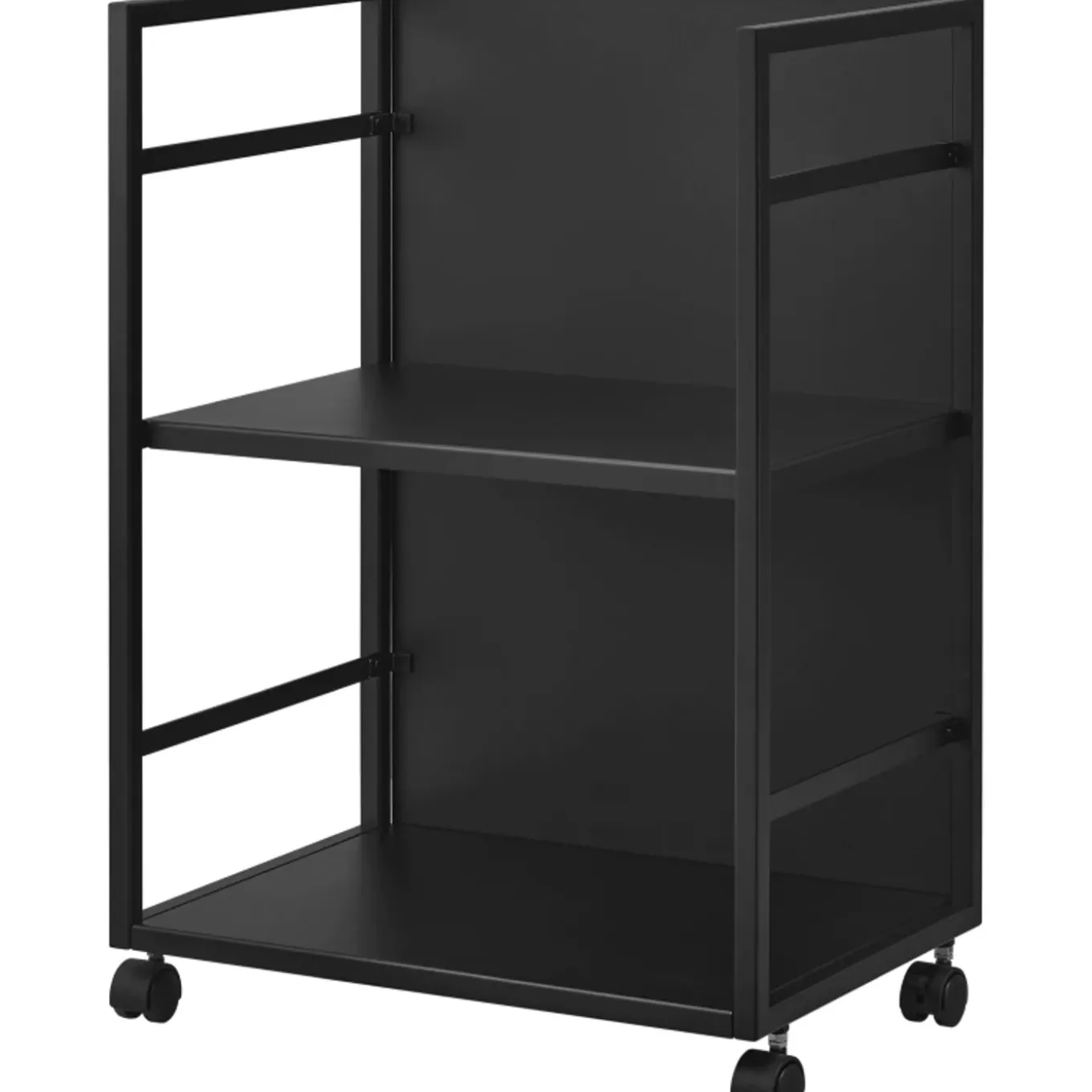Yamazaki Tower Opbergtrolley 2-laags - Zwart