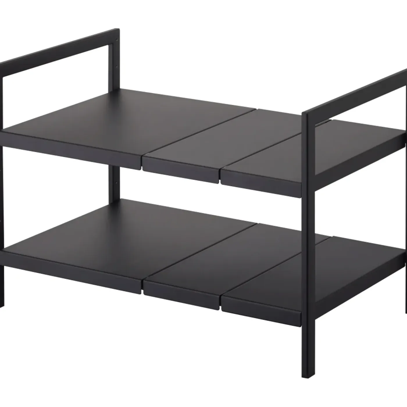 Yamazaki Tower Organizer Uitschuifbaar 2-laags - Zwart