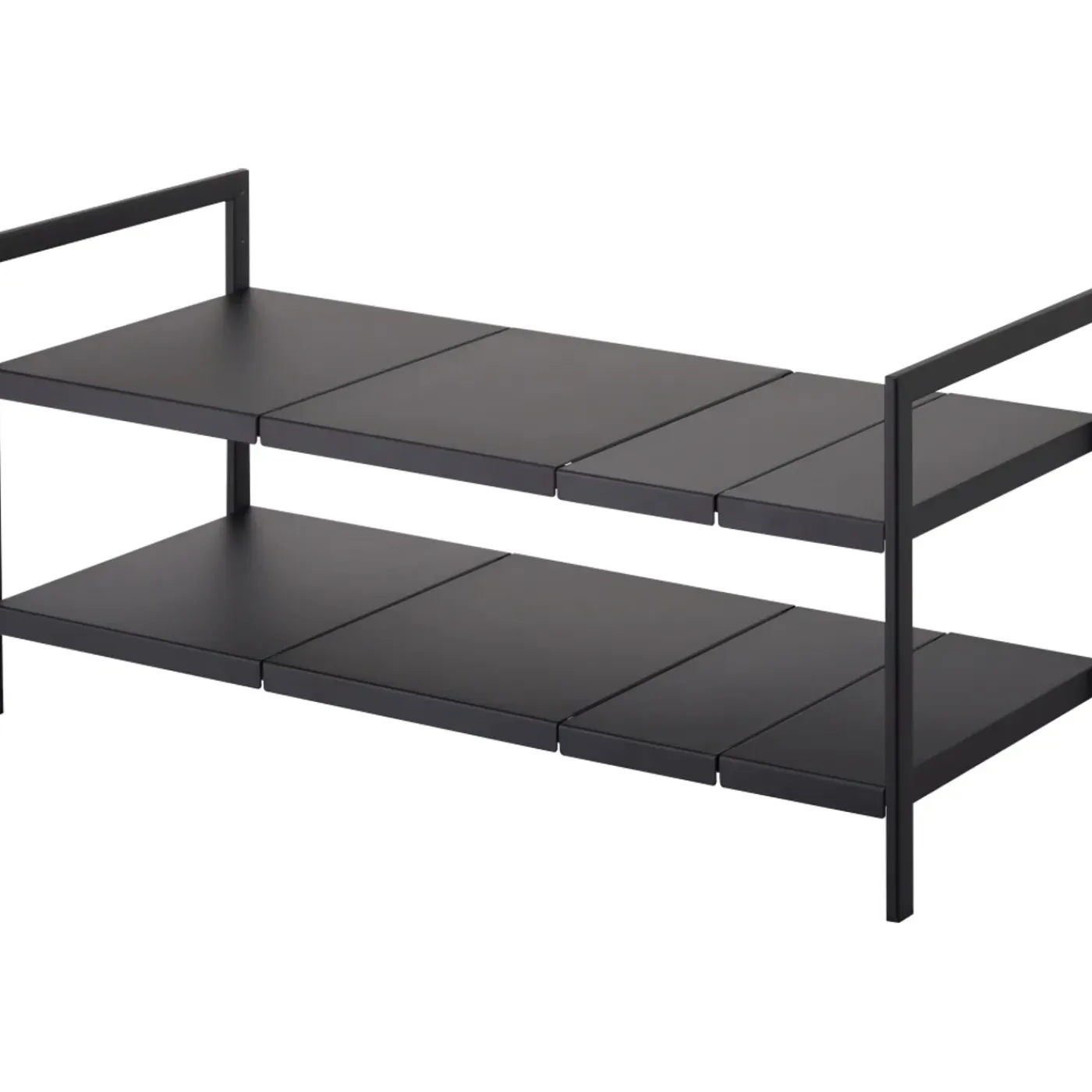 Yamazaki Tower Organizer Uitschuifbaar 2-laags - Zwart