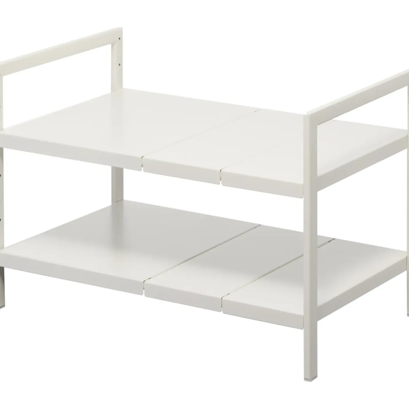 Yamazaki Tower Organizer Uitschuifbaar 2-laags - Wit