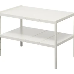Yamazaki Tower Organizer Uitschuifbaar 2-laags - Wit
