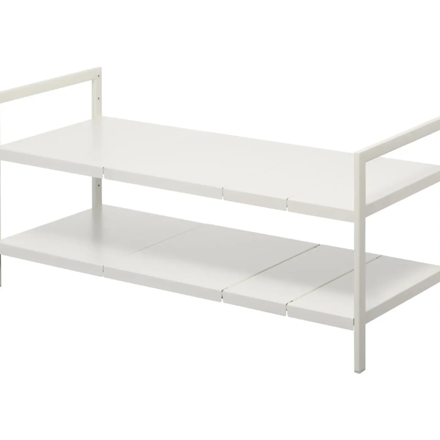 Yamazaki Tower Organizer Uitschuifbaar 2-laags - Wit