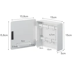 Yamazaki Tower Sleutelkastje Magnetisch - Wit