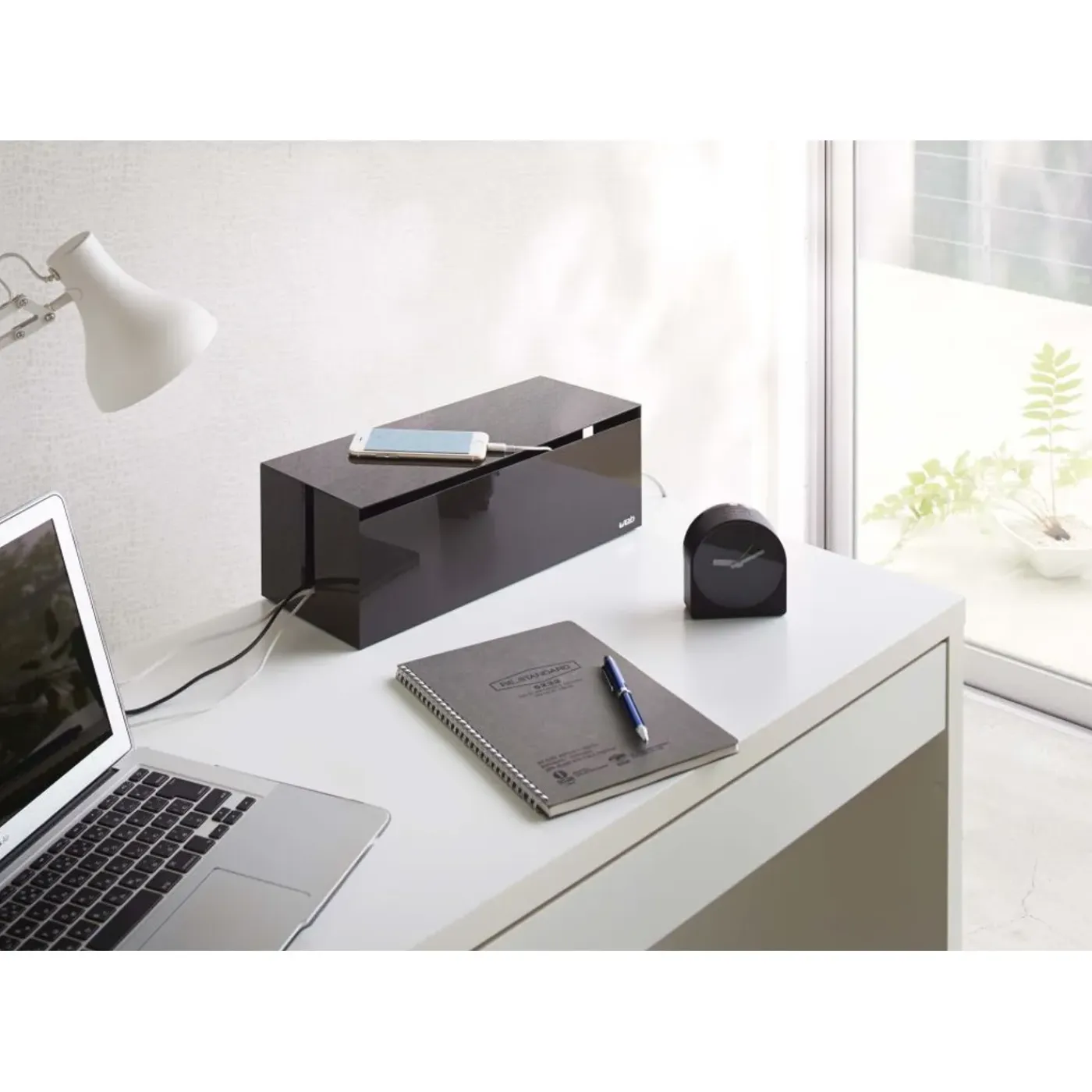 Yamazaki Web Kabelbox - Bruin/zwart