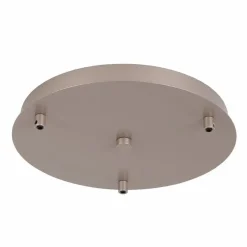 Ylumen Plafondplaat Diam. 30cm Met 3 Gaten Champagne