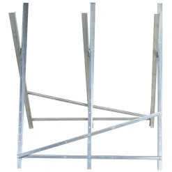 Overig Zaagbok Inklapbaar Voor Brandhout Metaal 83x83x79 Cm - Zilver